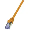 2direct LogiLink PrimeLine Câble réseau Cat6A S/FTP AWG26 PIMF LSZH 1 m Orange