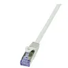 LogiLink PrimeLine Câble réseau Cat6A S/FTP AWG26 PIMF LSZH 0,50 m Blanc