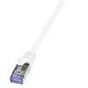 Câble réseau (RJ45) CAT6A S/FTP blanc - LOGILINK - 1m - sans halogène