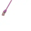 LogiLink PrimeLine Câble réseau Cat6 S/FTP AWG27 PIMF LSZH 1,50 m Rose