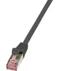 LogiLink PrimeLine Câble réseau Cat6 S/FTP AWG27 PIMF LSZH 2 m Noir