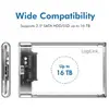 LOGILINK BOÎTIER USB 3.0 POUR DISQUE DUR 2,5'' HDD-SSD JUSQU'À 16 TO,