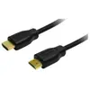 LogiLink - Câble HDMI avec Ethernet - HDMI mâle pour HDMI mâle - 20 cm