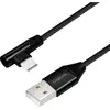 CU0138 - 1 m - usb a - usb c - 2.0 - 480 Mbit/s - Noir - Logilink