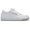 Reebok Club C 85, chaussures de gymnastique unisexes, Palblu Ftwwht Palblu, 42.5 EU