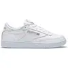 Reebok Mixte Club C 85 Basket, White Light Grey, 35.5 EU