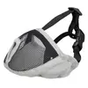 Trixie Muselière Pour Races À Museau Court, Polyester - S-M: 24 Cm, Gris