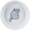 Trixie Keramiknapf mit Motiv 250ml, Ø13cm Katze