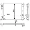 MAHLE Aftermarket Radiateur moteur pour KIA: Ceed (Ref: CR 1980 000P)