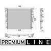 MAHLE CR 2215 000P refroidisseur et liquide de refroidissement