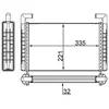 Febi MAHLE Aftermarket Radiateur de chauffage (Ref: AH 119 000S)