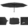Mendler Toile pour parasol Meran Pro Ø 5m polyester anthracite