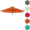 Toile pour parasol de gastronomie en bois HWC-C57, rond Ø4m polyester ...