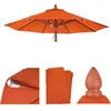 Mendler Toile pour parasol de gastronomie en bois HWC-C57, Ø3m polyester 3kg terre cuite