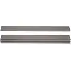 Mendler Lot de lattes - WPC Sarthe - Gris - 180 cm