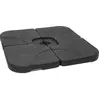 Porte-parasol HWC-F78, support pour parasol à remplir jusqu'à 100kg
