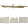 Mendler Revêtement De Parasol T44 8 Baleines 3x3m Polyester Pour Doubl...