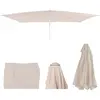 Mendler Housse de rechange pour parasol N23 2x3m rectangulaire 4,5kg crème