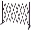 Grillage HHG-930, tuteur pour plantes, grille animaux télescopique, aluminium marron, 35-300cm