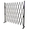 Grillage HHG-930, grille protectrice télescopique, aluminium marron, hauteur 153cm, largeur 32-265cm