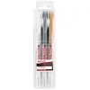 Edding Set de Stylos Roller Gel 2185 - 0,7 mm - Blanc, Doré, Argent - 3 pcs