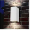 B.K.LICHT Applique murale LED extérieur Volans blanche - luminaire ext...