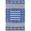 Novatrend Tapis de salon en coton bleu 140x200 cm