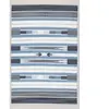 Novatrend Tapis kilim tissé main Bleu 60x90 cm