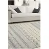 DELADECO Tapis de salon moderne bleu 120x170 cm