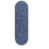 Novatrend Tapis en jute bleu 120x120 cm