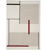Novatrend Tapis de salon moderne Blanc 200x290 cm