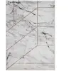 DELADECO Tapis de salon moderne tissé plat Gris 160x230 cm