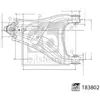 Bras de suspension FEBI BILSTEIN 183802 Essieu avant, gauche,