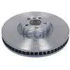 Disque de frein FEBI BILSTEIN 180017 avant, ventilé, à haute teneur en...
