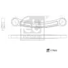 Bras de suspension FEBI BILSTEIN 177833 Essieu arrière, droite, avant