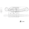 Bras de suspension FEBI BILSTEIN 177102 Essieu arrière, gauche, avant