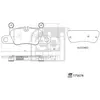 FEBI BILSTEIN Plaquettes de frein X4 pour PORSCHE: 911 (Ref: 175674)