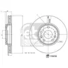 Disque de frein FEBI BILSTEIN 176658 avant, ventilé, 1 pièce
