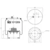 Soufflet à air, suspension pneumatique FEBI BILSTEIN 101269