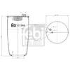 Soufflet à air, suspension pneumatique FEBI BILSTEIN 101348