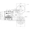 Soufflet à air, suspension pneumatique FEBI BILSTEIN 102721