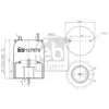 FEBI BILSTEIN Soufflet à air, suspension pneumatique (Ref: 107979)