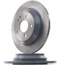 febi bilstein Jeu de 2 disques de frein, plein, par ex. pour Mercedes-Benz