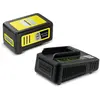 Karcher Ensemble chargeur et batterie rechargeable Kärcher Litio Ion 5 Ah 18 V
