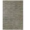 Tapis fait main denim et jute naturel et bleu  160x230