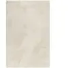 Esprit Tapis effet peau de lapin doux tufté beige pour salon, chambre 60x90