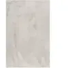 Esprit Tapis effet peau de lapin doux tufté gris pour salon, chambre 60x90