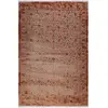 Esprit Tapis classique toucher soyeux vintage terracotta à relief 160x230
