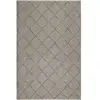 Esprit Tapis velours ras à motif losange fond gris/taupe chiné 133x200