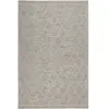 Esprit Tapis tissé main pure laine et coton mélangé noir et blanc 80x150